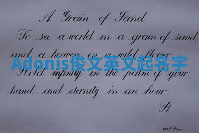 Adonis俊文英文起名字