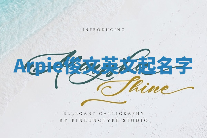 Arpie俊文英文起名字 Arpie俊文英文起名字