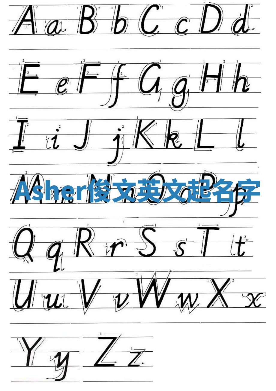 Asher俊文英文起名字 Asher俊文英文起名字