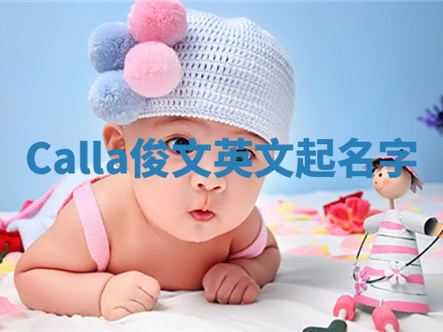Calla俊文英文起名字