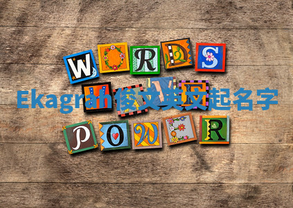 Ekagrah俊文英文起名字 Ekagrah俊文英文起名字