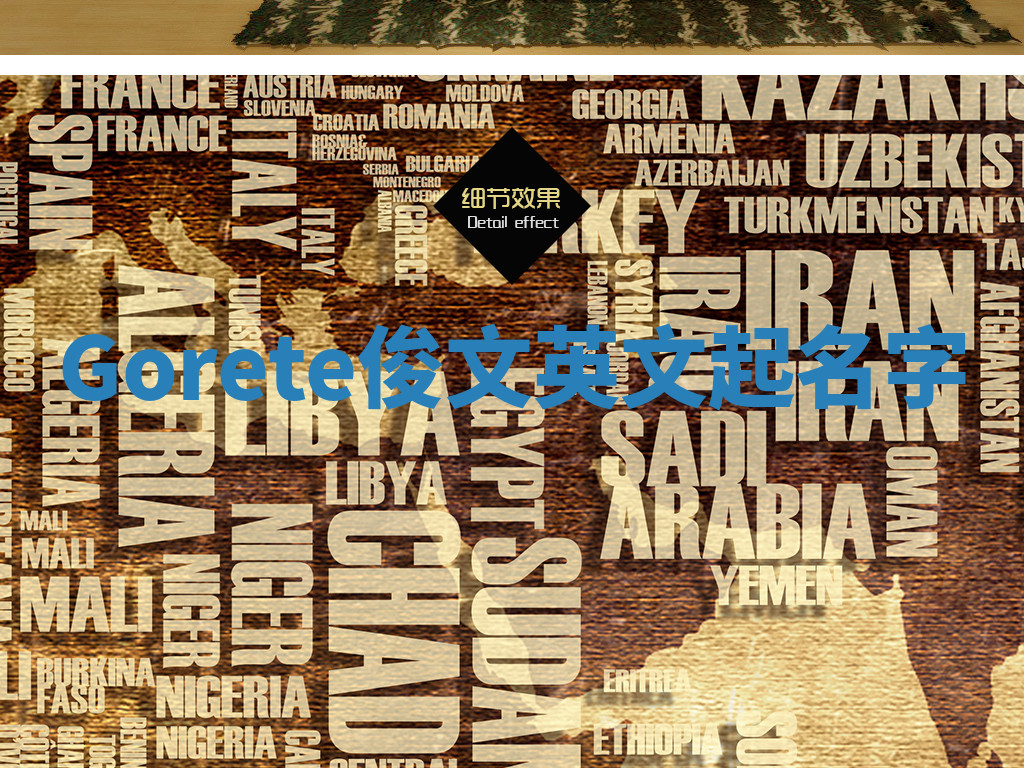 Gorete俊文英文起名字