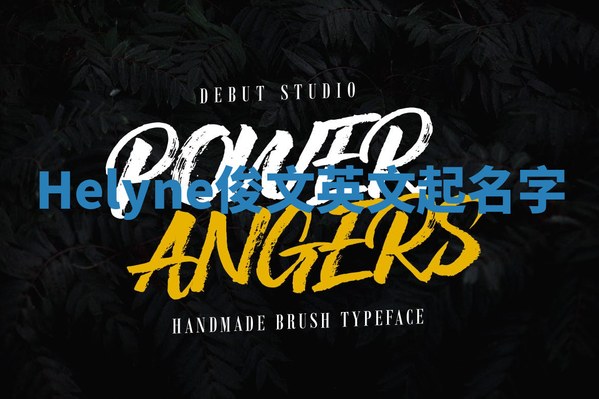Helyne俊文英文起名字