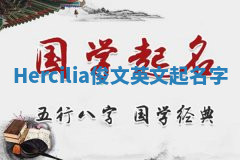 Hercilia俊文英文起名字 Hercilia俊文英文起名字