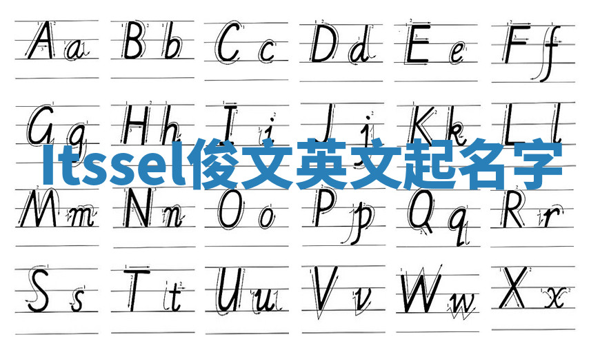 Itssel俊文英文起名字