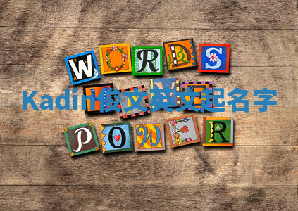 Kadin俊文英文起名字 Kadin俊文英文起名字