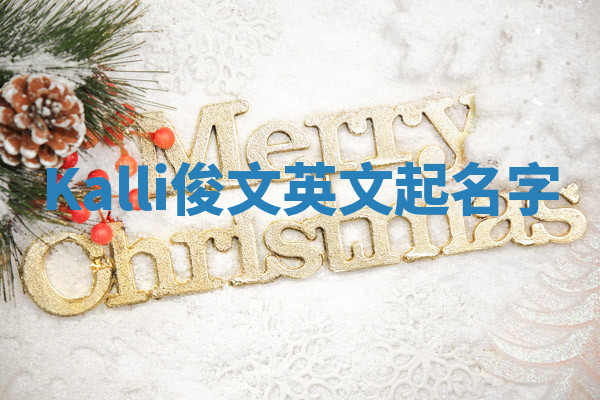 Kalli俊文英文起名字 Kalli俊文英文起名字