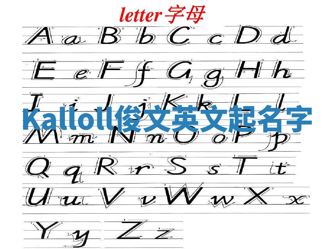 Kalloll俊文英文起名字 Kalloll俊文英文起名字