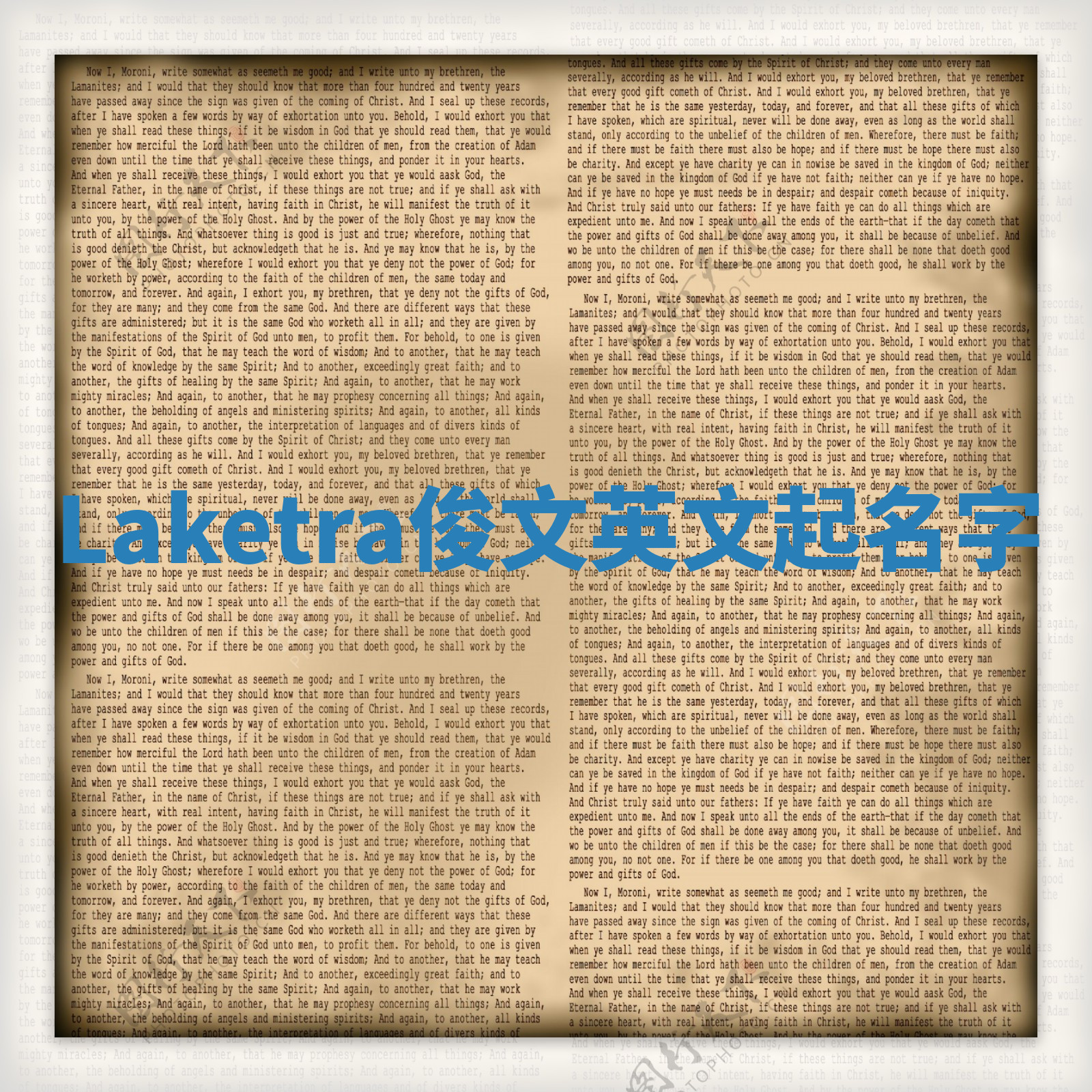 Laketra俊文英文起名字 Laketra俊文英文起名字