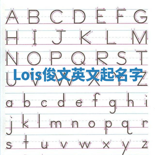 Lois俊文英文起名字 Lois俊文英文起名字