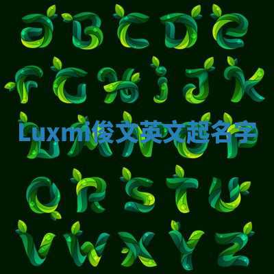 Luxmi俊文英文起名字
