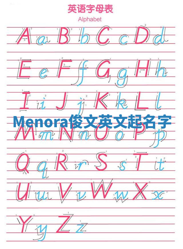 Menora俊文英文起名字 Menora俊文英文起名字