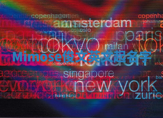 Mimose俊文英文起名字