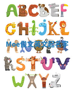 Moe俊文英文起名字