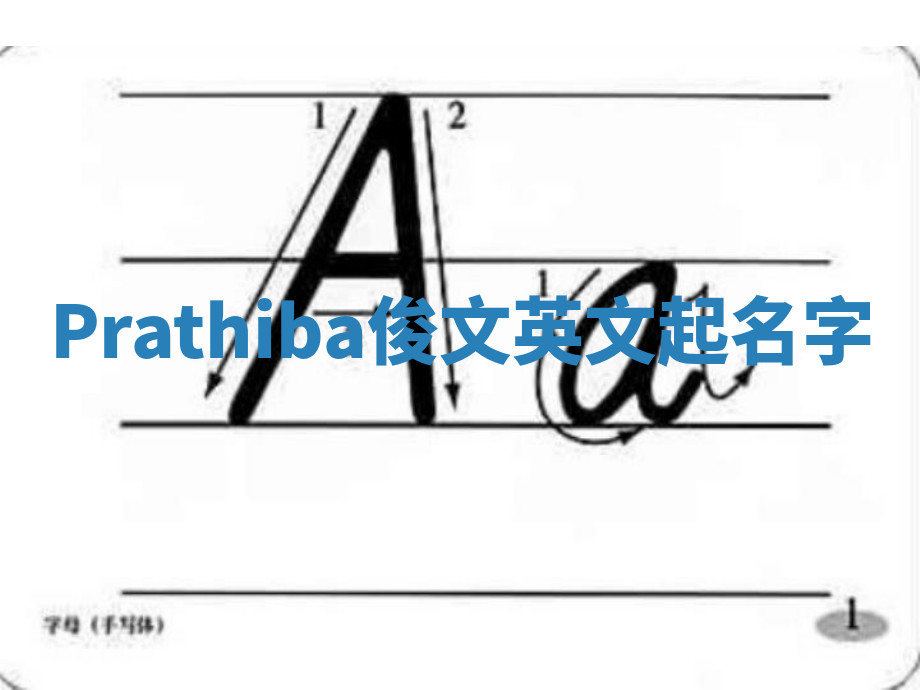Prathiba俊文英文起名字 Prathiba俊文英文起名字