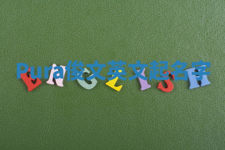 Pura俊文英文起名字 Pura俊文英文起名字