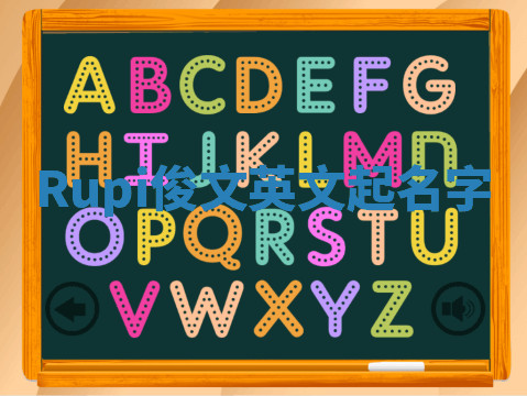 Rupi俊文英文起名字 Rupi俊文英文起名字