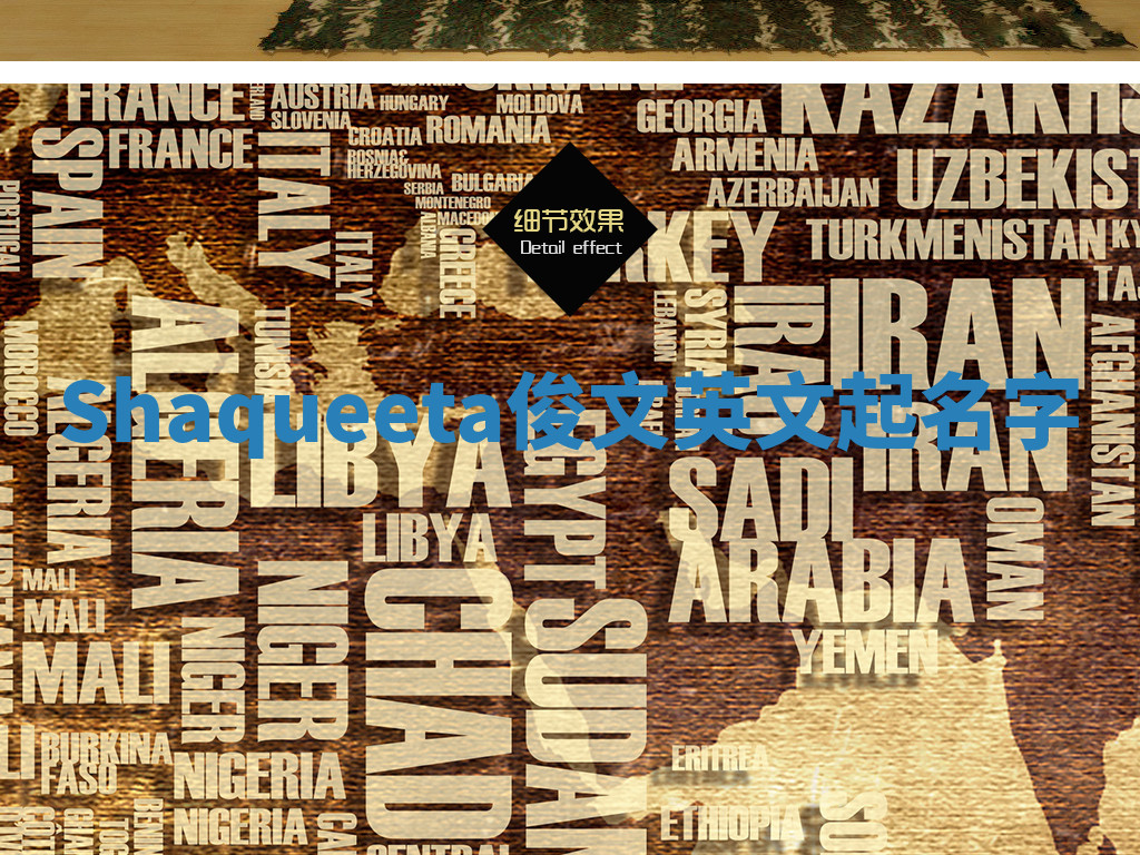 Shaqueeta俊文英文起名字