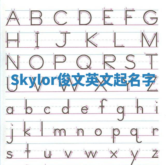 Skylor俊文英文起名字 Skylor俊文英文起名字