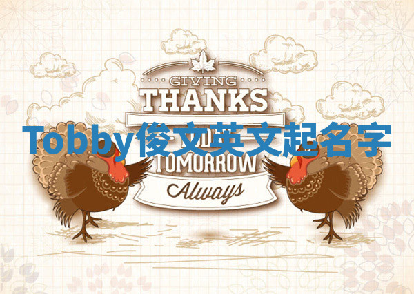 Tobby俊文英文起名字 Tobby俊文英文起名字