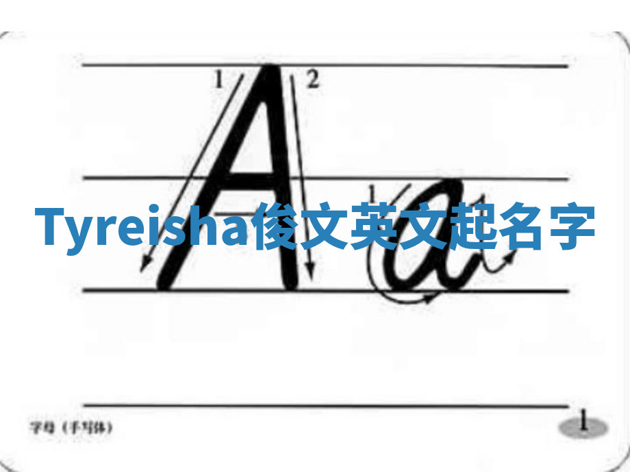 Tyreisha俊文英文起名字 Tyreisha俊文英文起名字