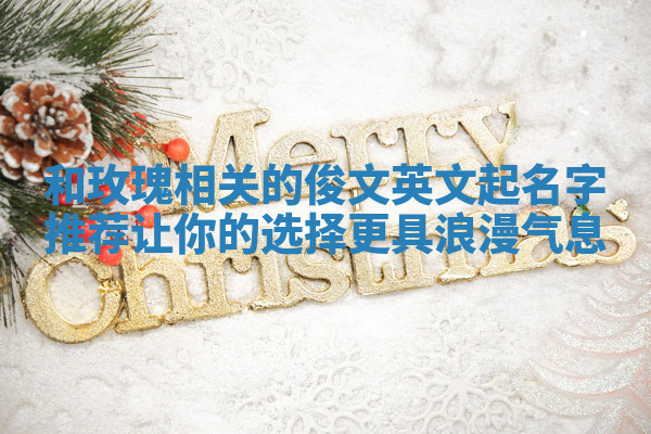 和玫瑰相关的俊文英文起名字推荐让你的选择更具浪漫气息 和玫瑰相关的俊文英文起名字推荐让你的选择更具浪漫气息