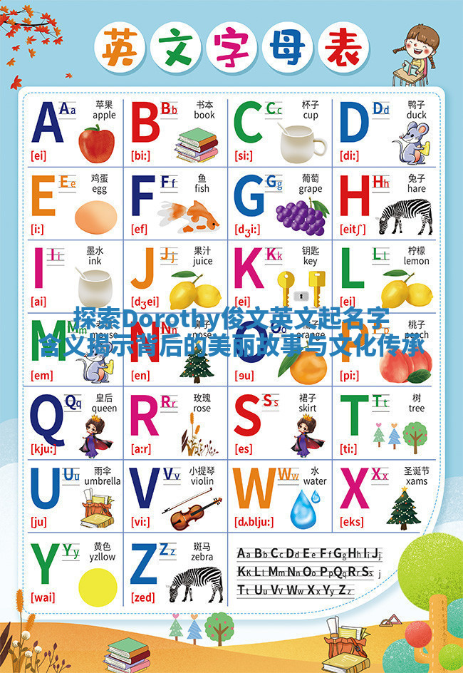 探索Dorothy俊文英文起名字含义揭示背后的美丽故事与文化传承 探索Dorothy俊文英文起名字含义揭示背后的美丽故事与文化传承