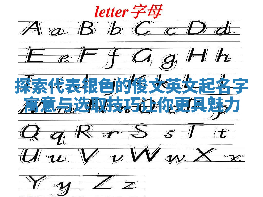 探索代表银色的俊文英文起名字寓意与选取技巧让你更具魅力